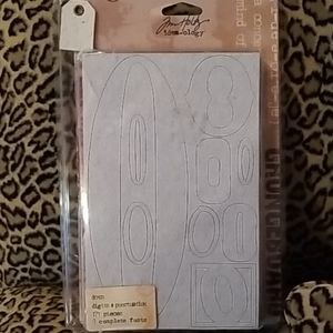 New Jim Holtz idea-ology 171 piece 9 comlete fonts